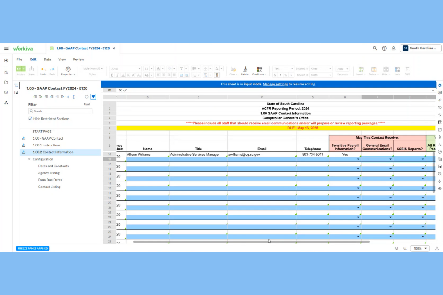 Workiva screenshot - 10 bästa programvarorna för automatiserad ekonomisk rapportering 2026