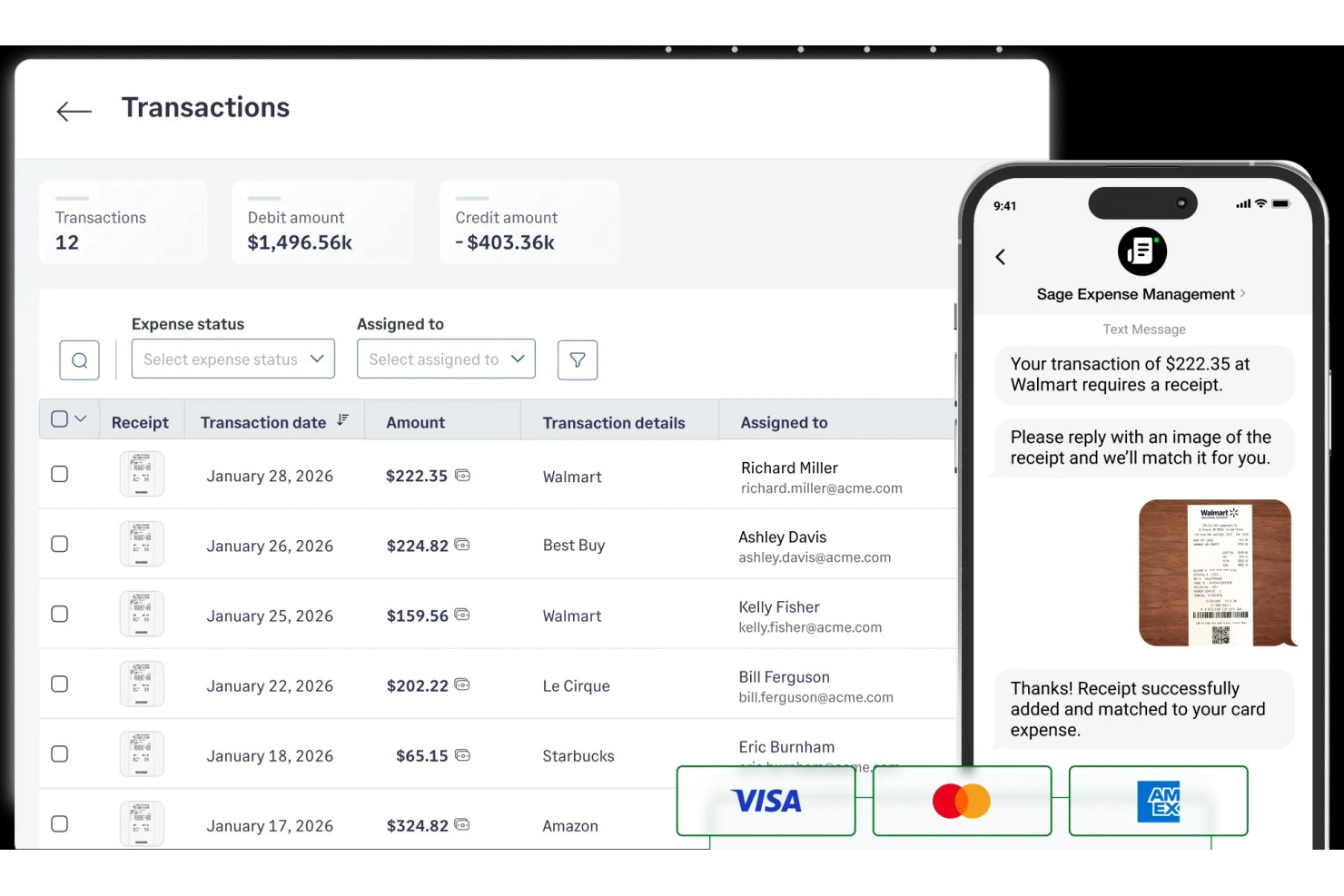 Sage Expense Management (formerly Fyle) screenshot - 10 program för avstämning av kreditkort för 2026