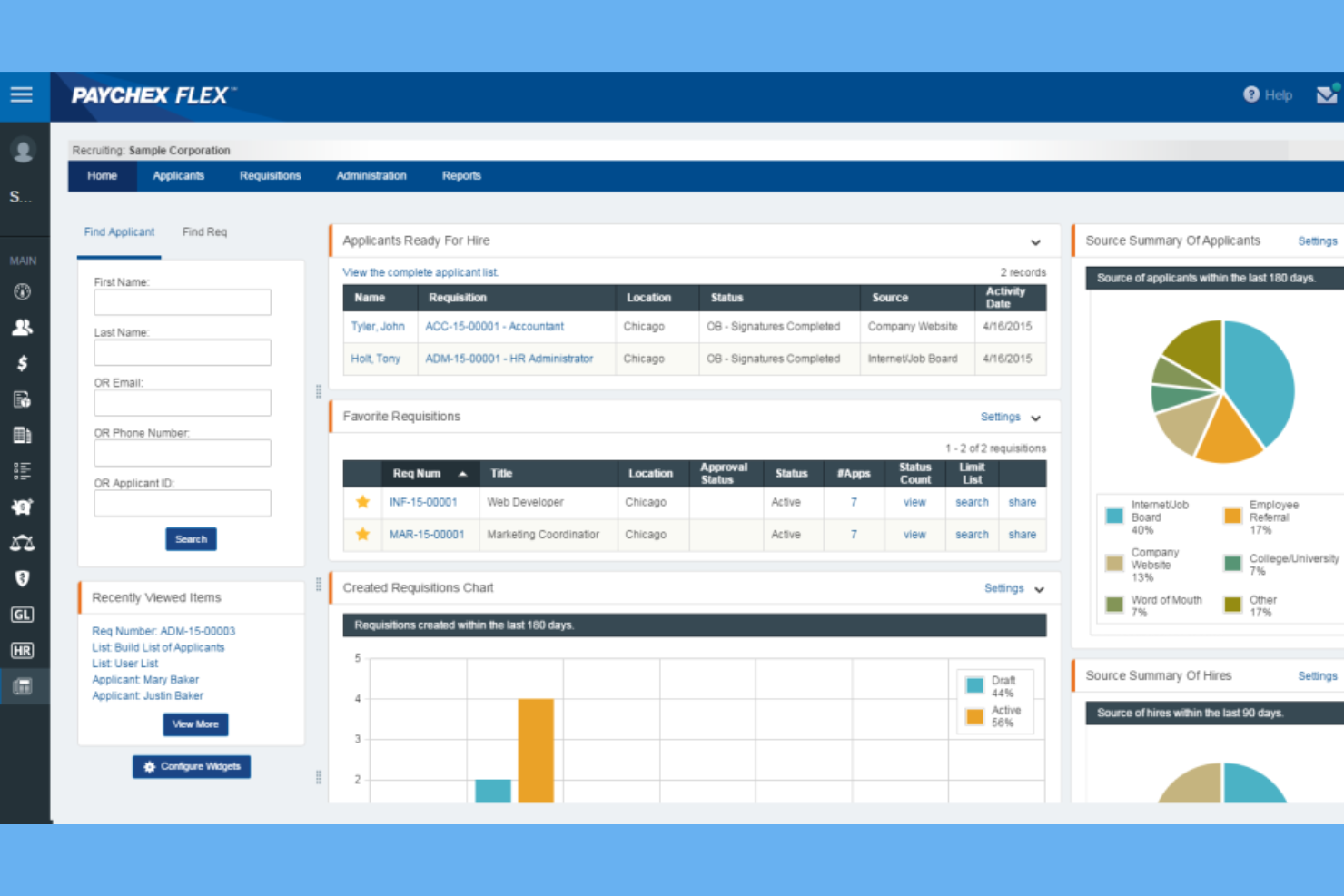 Paychex Flex screenshot - Las 10 mejores alternativas a ADP para 2026