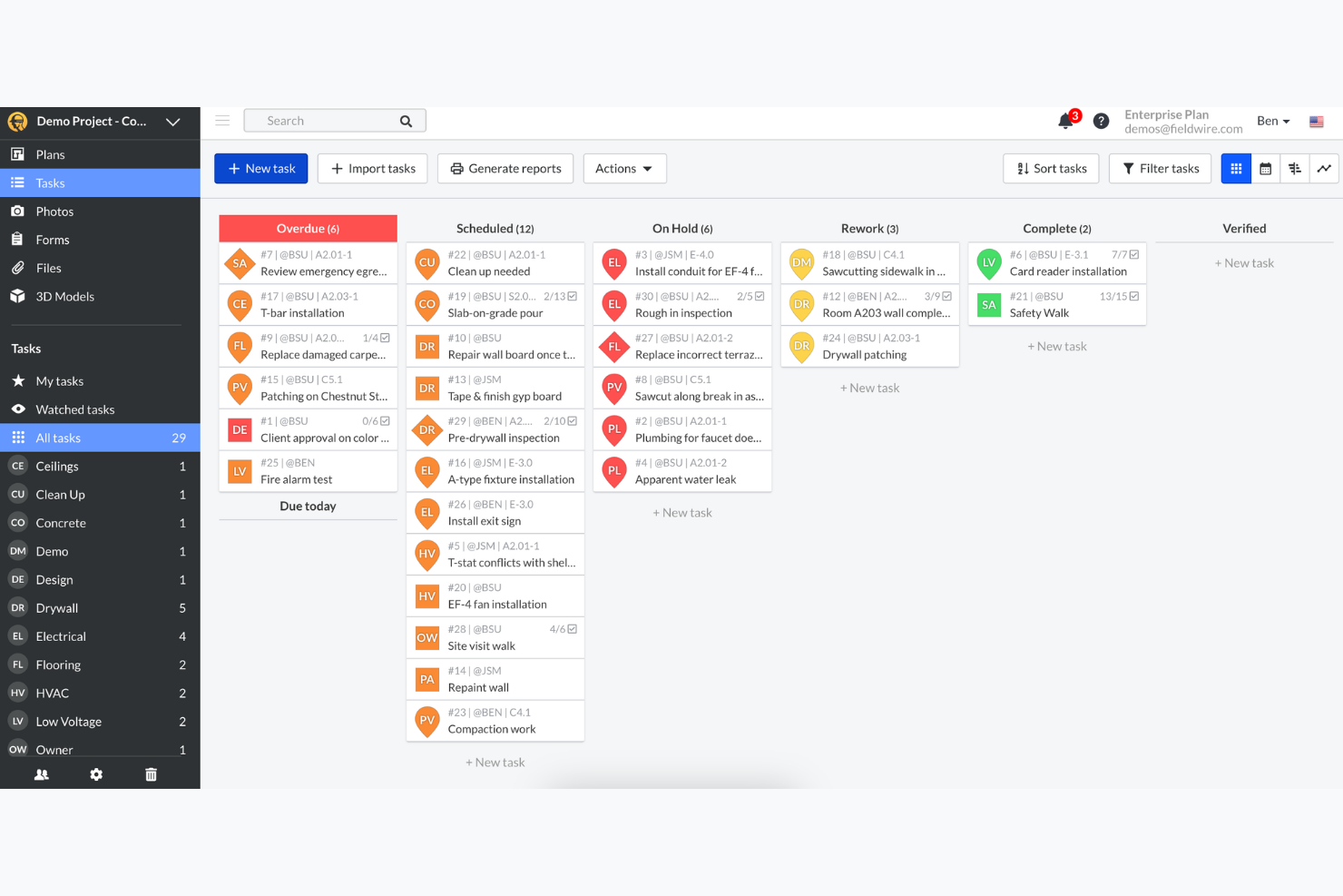 Fieldwire screenshot - 10 beste Procore-Alternativen für das Bauwesen im Jahr 2026