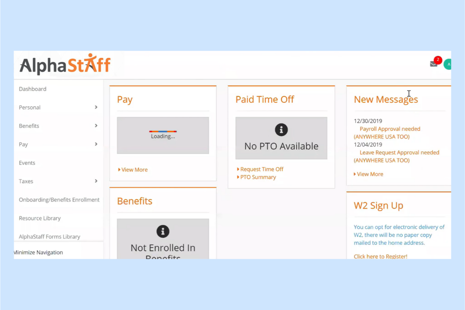 AlphaStaff screenshot - 10 beste Justworks-Alternativen für Lohnabrechnung und Personalwesen & HR im Jahr 2026