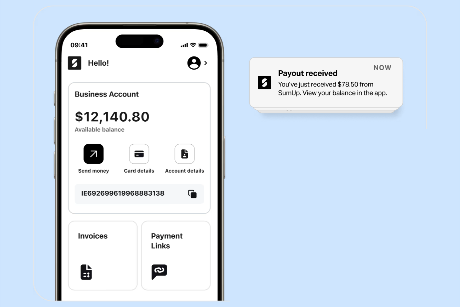 SumUp screenshot - 10 migliori alternative a Melio per l’automazione dei conti fornitori nel 2026