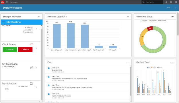 Infor screenshot - Le 10 migliori alternative a SAP ERP recensite nel 2026