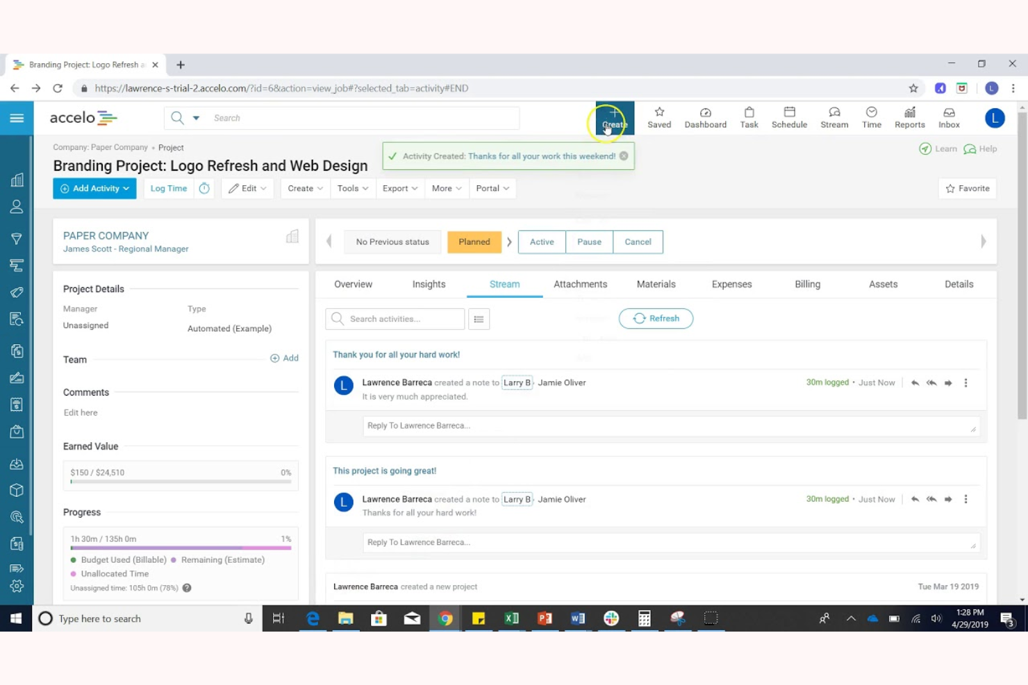 Accelo screenshot - Les 10 meilleures alternatives à Bonsai évaluées en 2026
