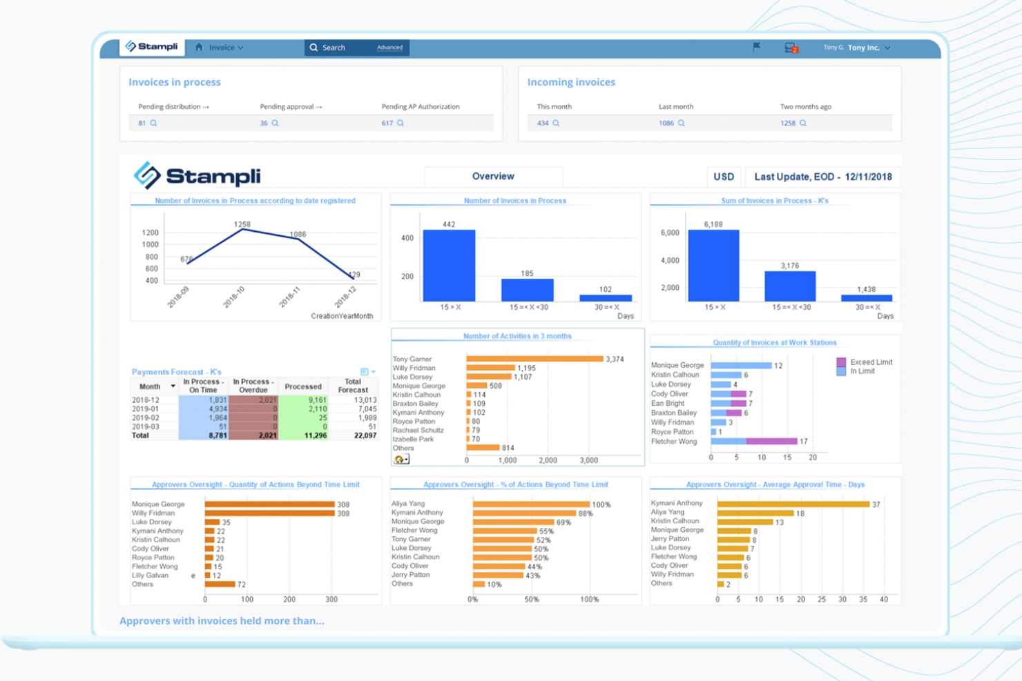 Stampli screenshot - Le 10 migliori alternative ad AvidXchange recensite nel 2026