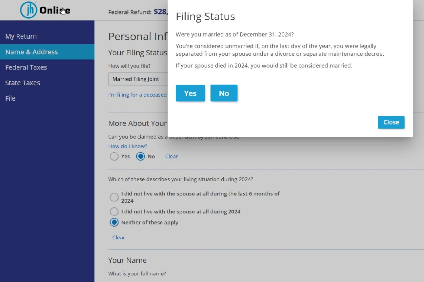 Jackson Hewitt Online screenshot - 21 Best Tax Software Reviewed In 2026