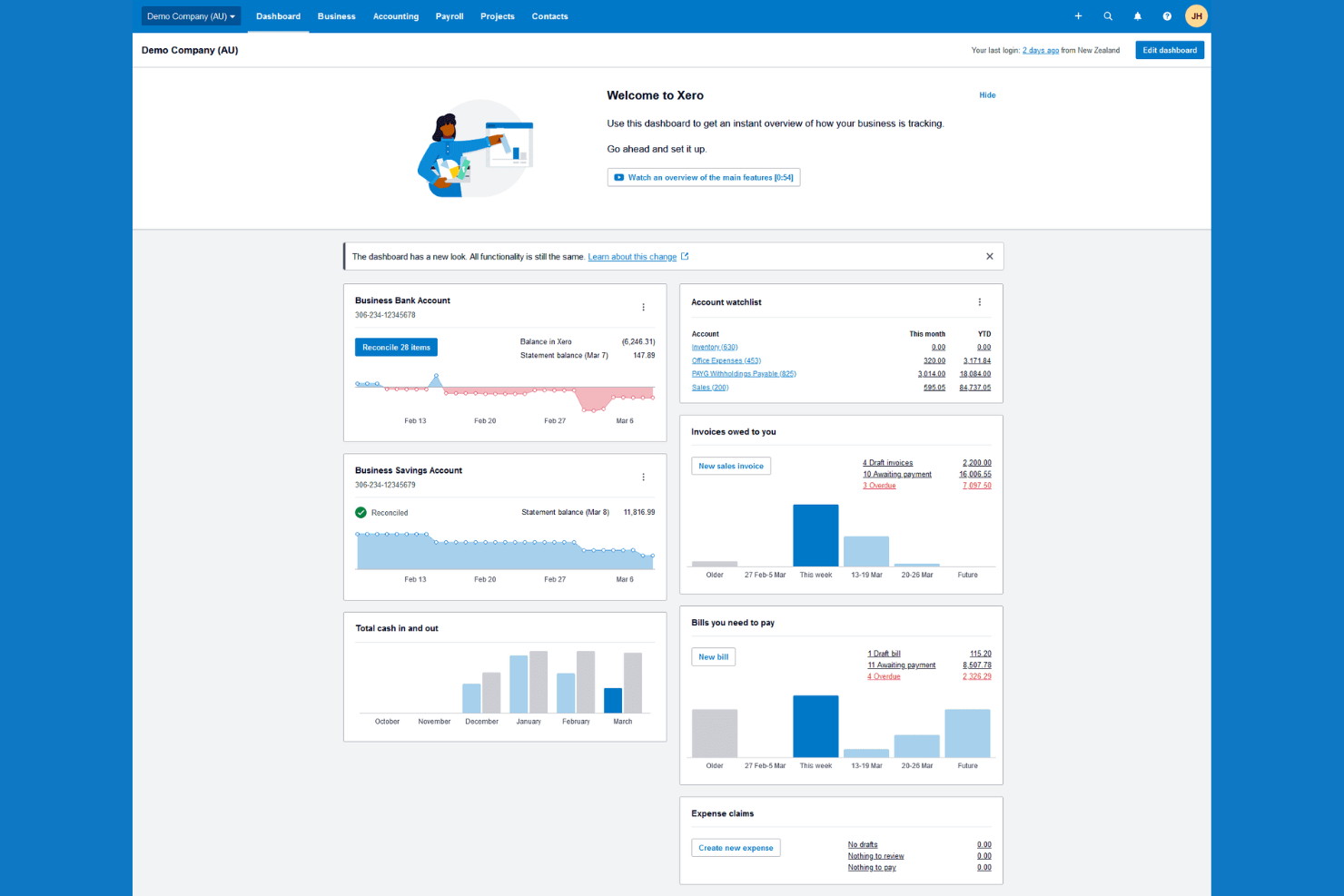 Xero screenshot - 10 Best Cheap Accounting Software Reviewed In 2026