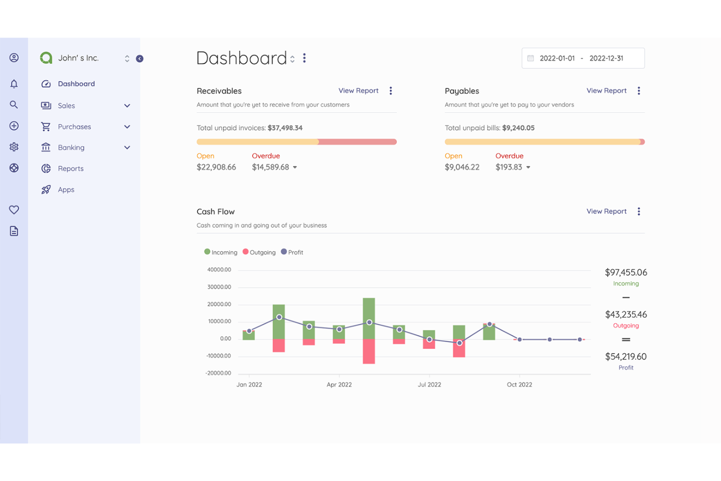 Akaunting screenshot - 24 Best Zoho Books Alternatives Reviewed in 2026
