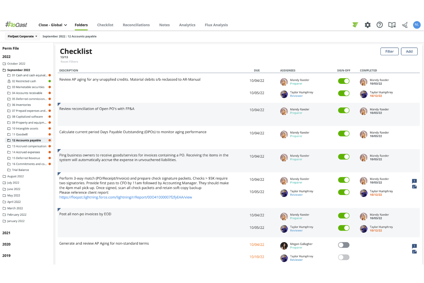 FloQast screenshot - 10 Best Financial Close Software Reviewed in 2026