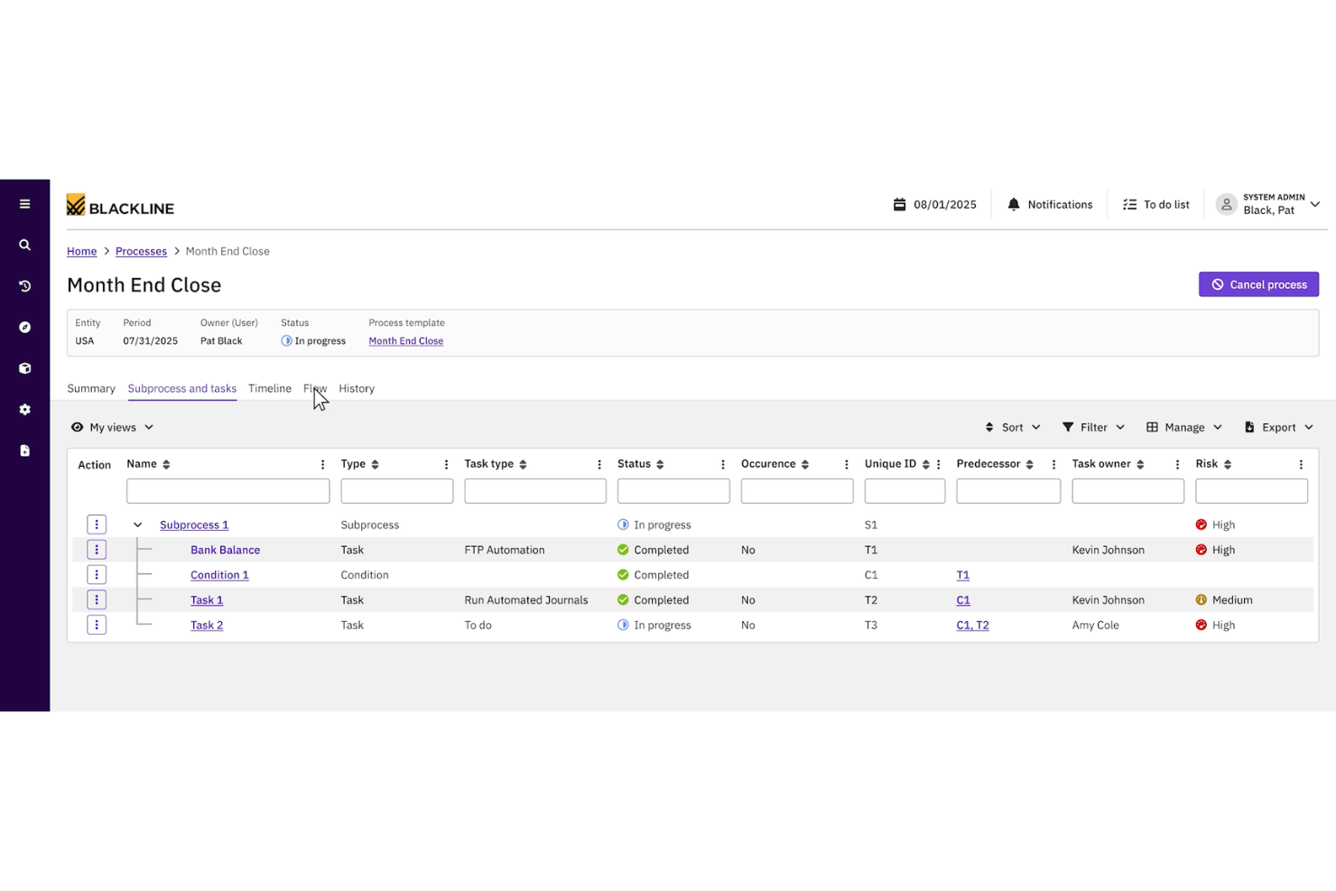 BlackLine screenshot - 10 Best Financial Close Software Reviewed in 2026