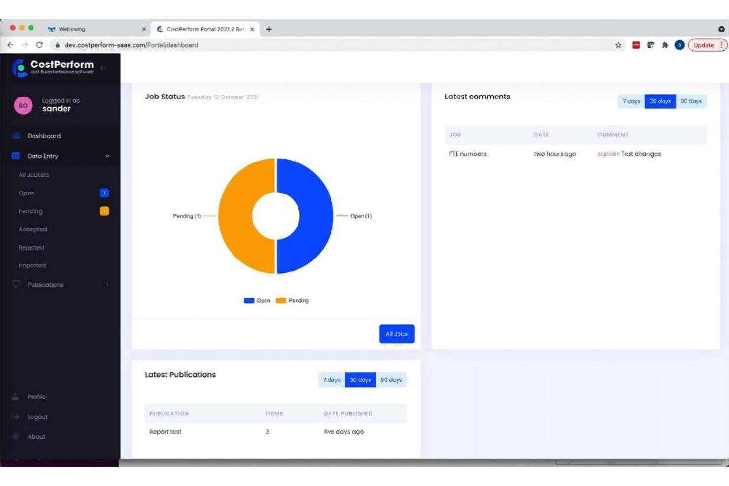 CostPerform screenshot - 19 Best Cost Management Software Reviewed in 2026