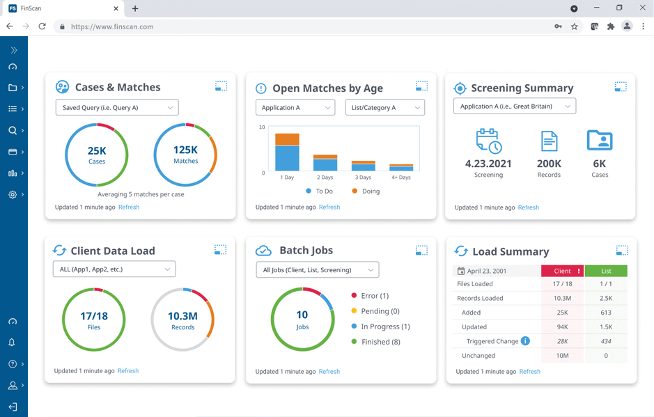 FinScan screenshot - 20 Best AML Compliance Software Reviewed in 2026