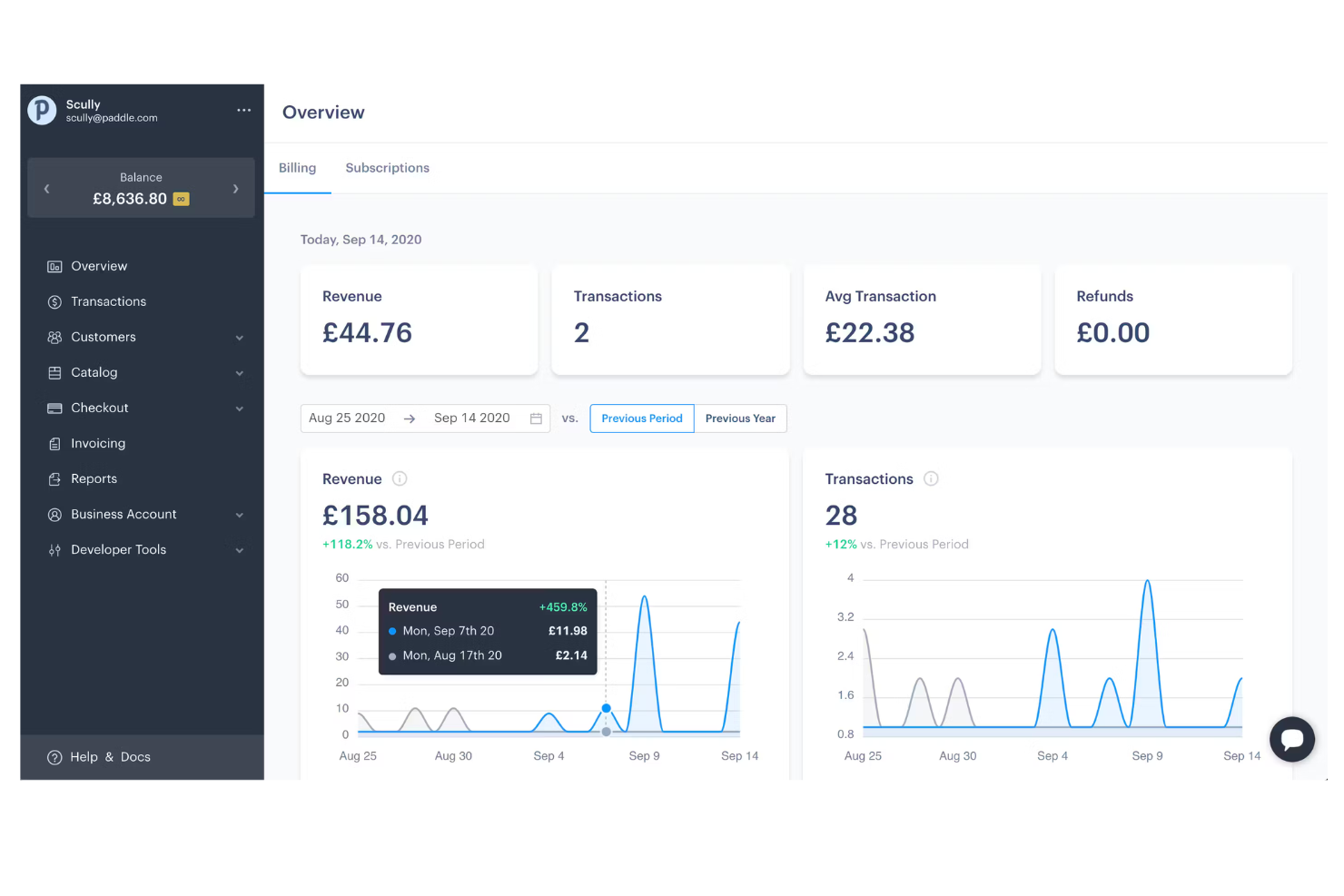 Paddle screenshot - 12 Best SaaS Invoicing Software Reviewed in 2026