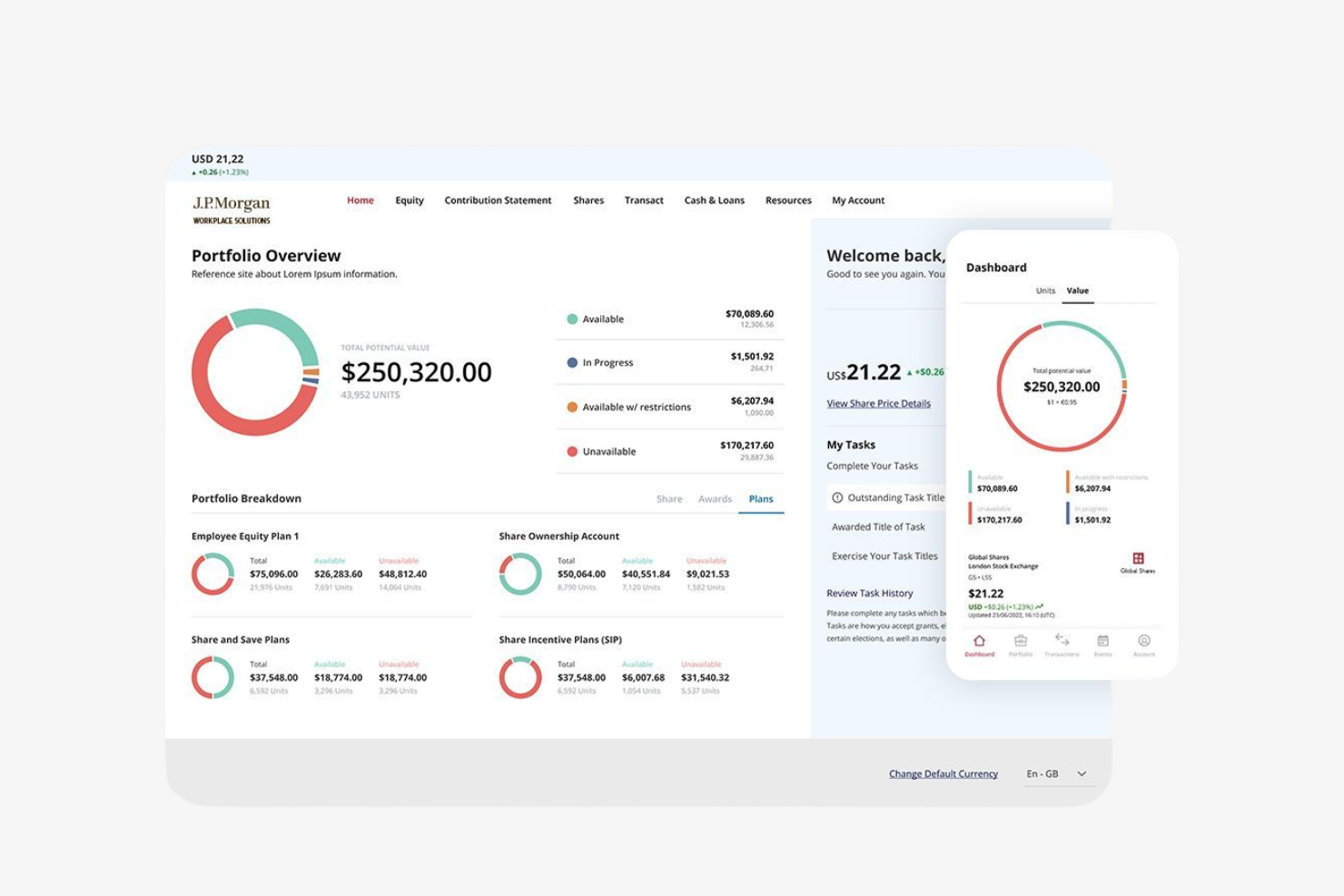 J.P. Morgan Workplace Solutions screenshot - 16 Best Equity Management Software Reviewed in 2026