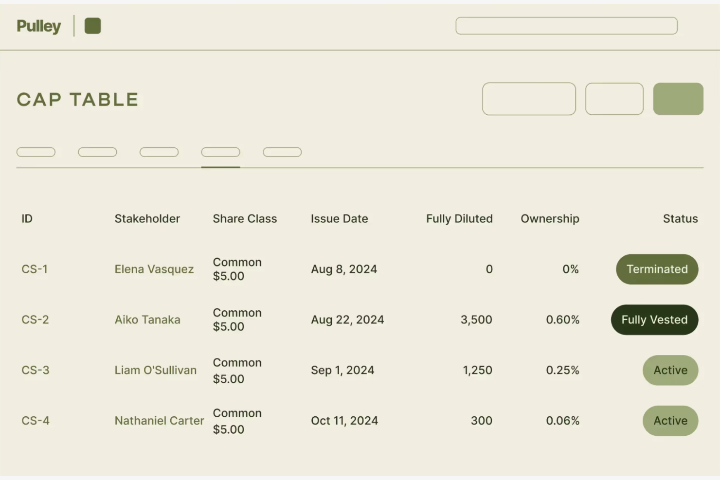 Pulley screenshot - 14 Best Cap Table Management Software Reviewed in 2026