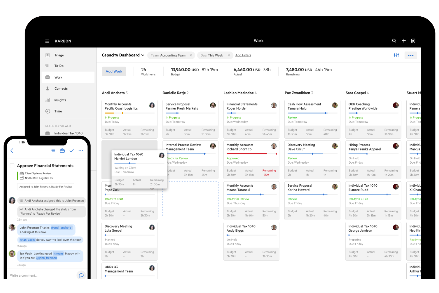 Karbon screenshot - 15 Best Billing Software for Accountants Reviewed in 2026