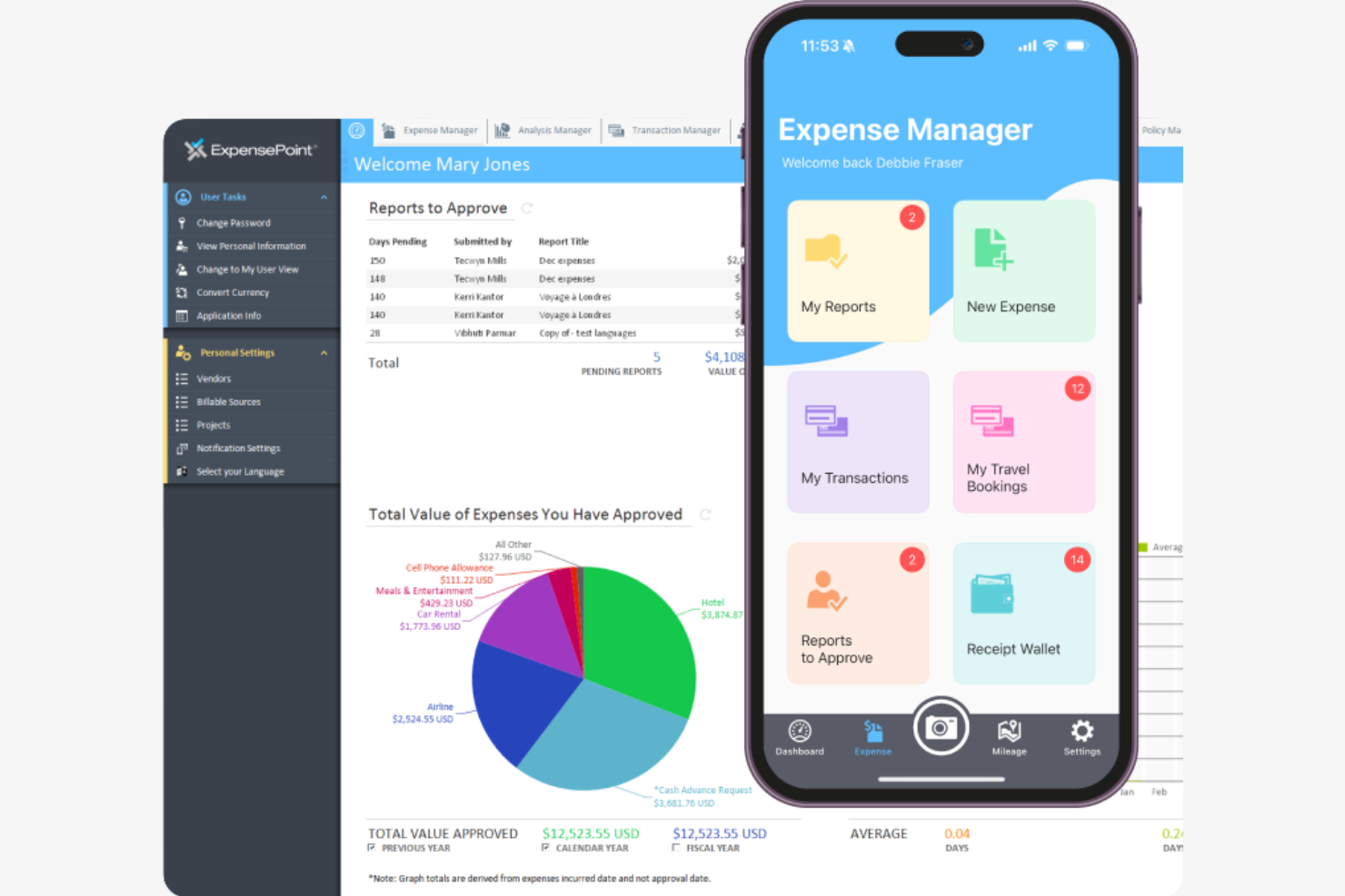 ExpensePoint screenshot - 16 Beste Expensify-Alternativen im Test 2026