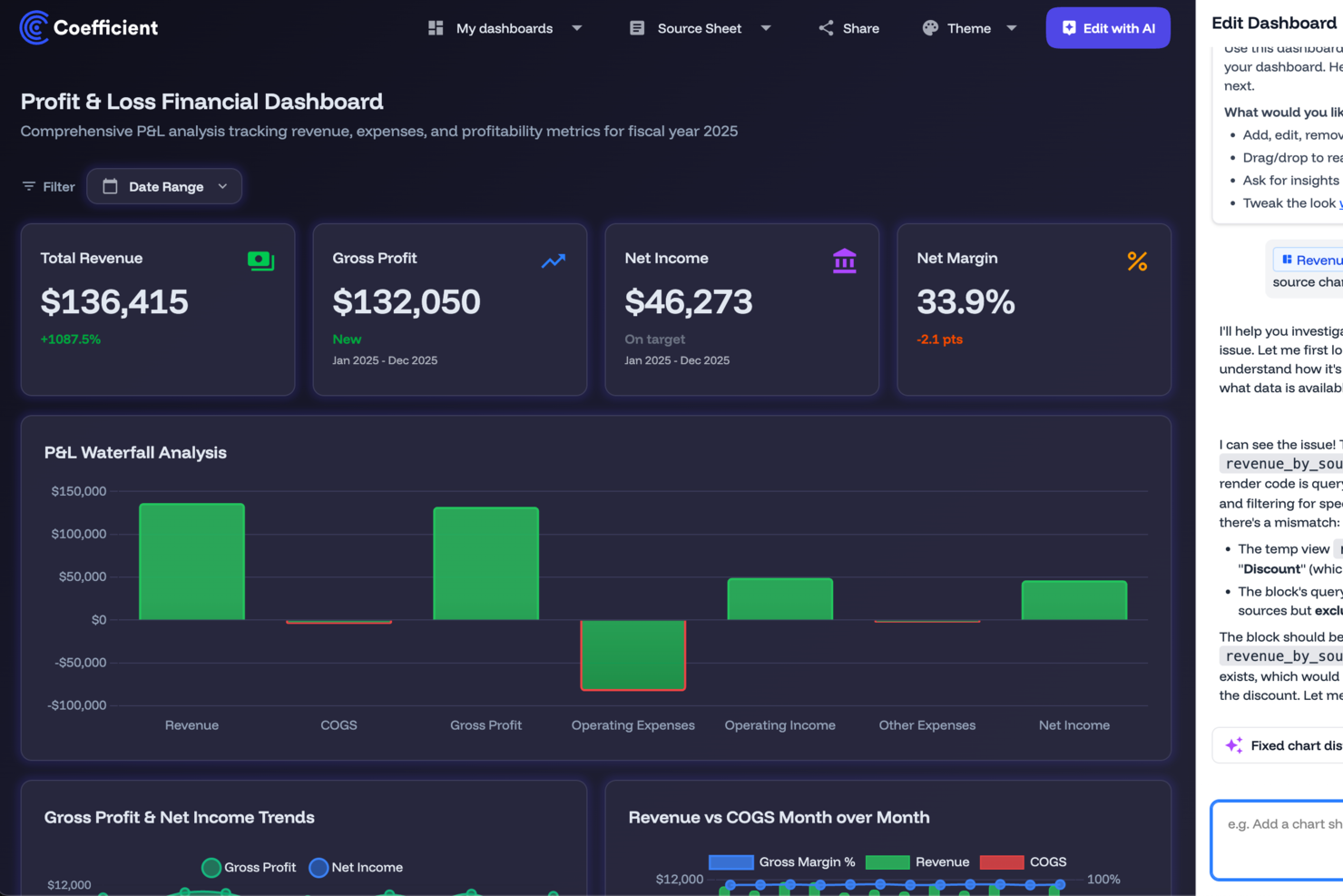 Coefficient screenshot - 5 Best Financial Analytics Software Reviewed in 2026