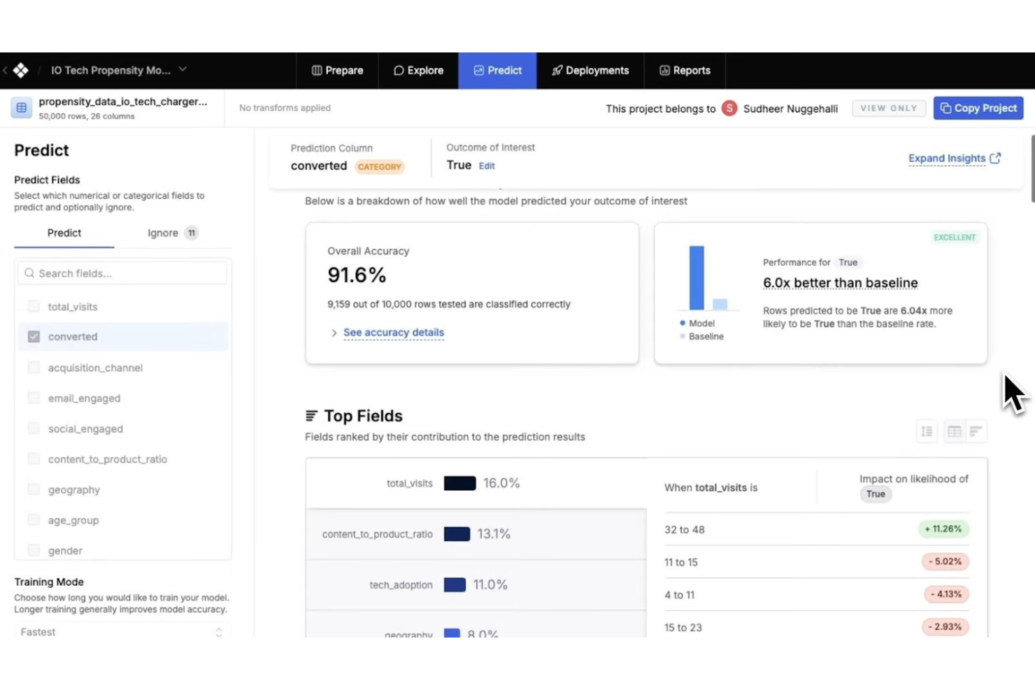 Akkio screenshot - 14 Best AI Forecasting Tools Reviewed in 2026