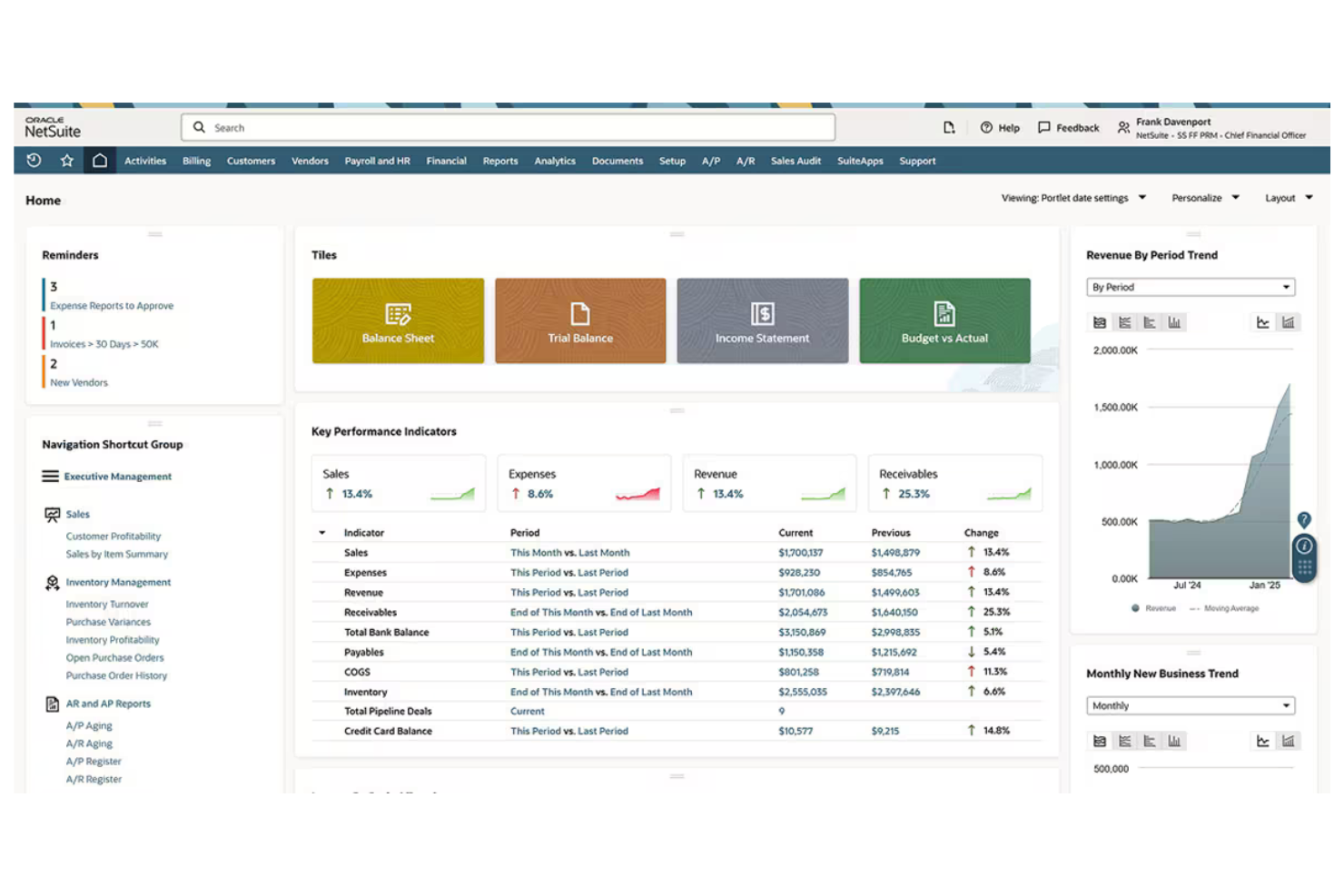 Oracle screenshot - 14 alternatives à Rippling pour 2026