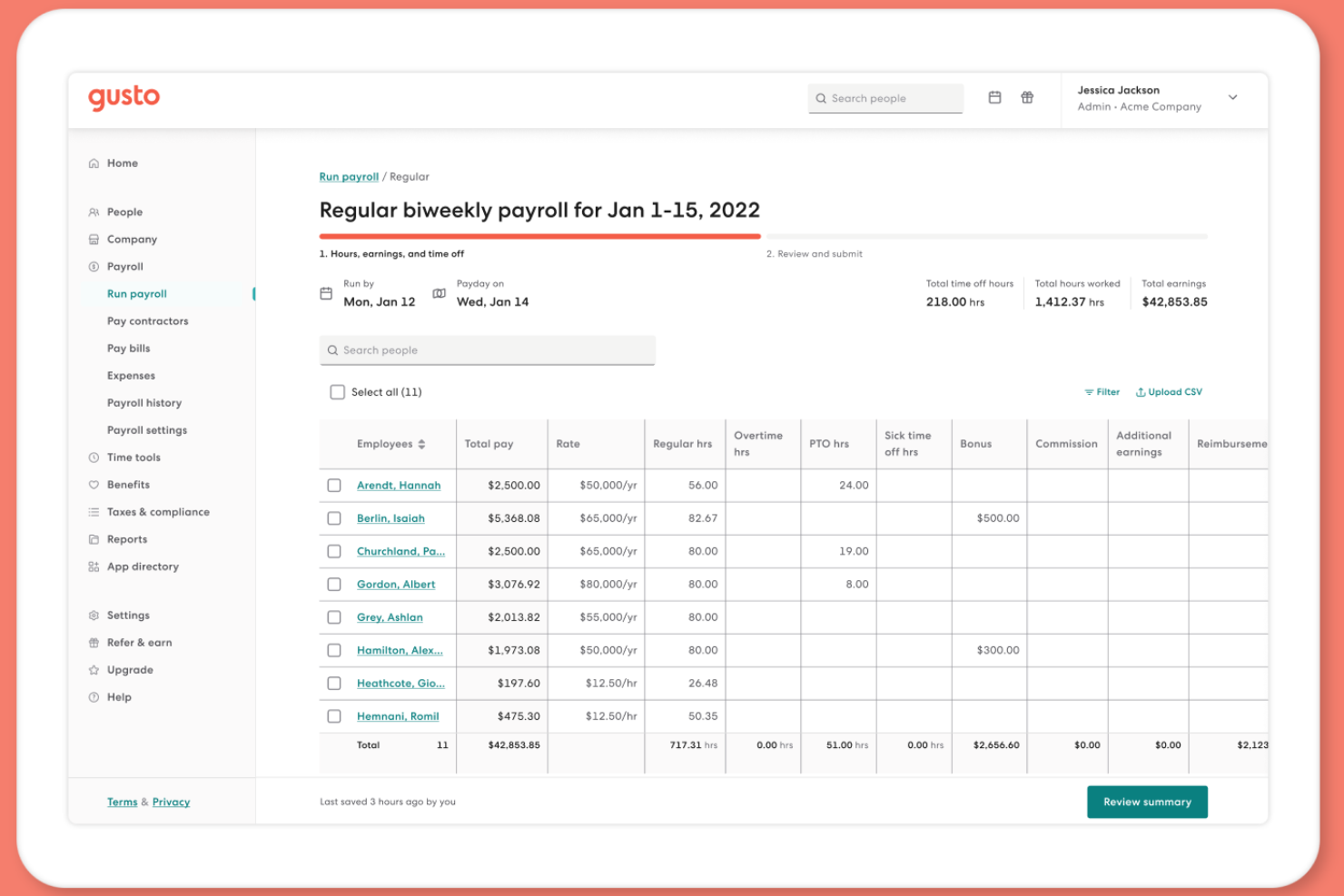Gusto screenshot - 14 Best ADP Alternatives for 2026
