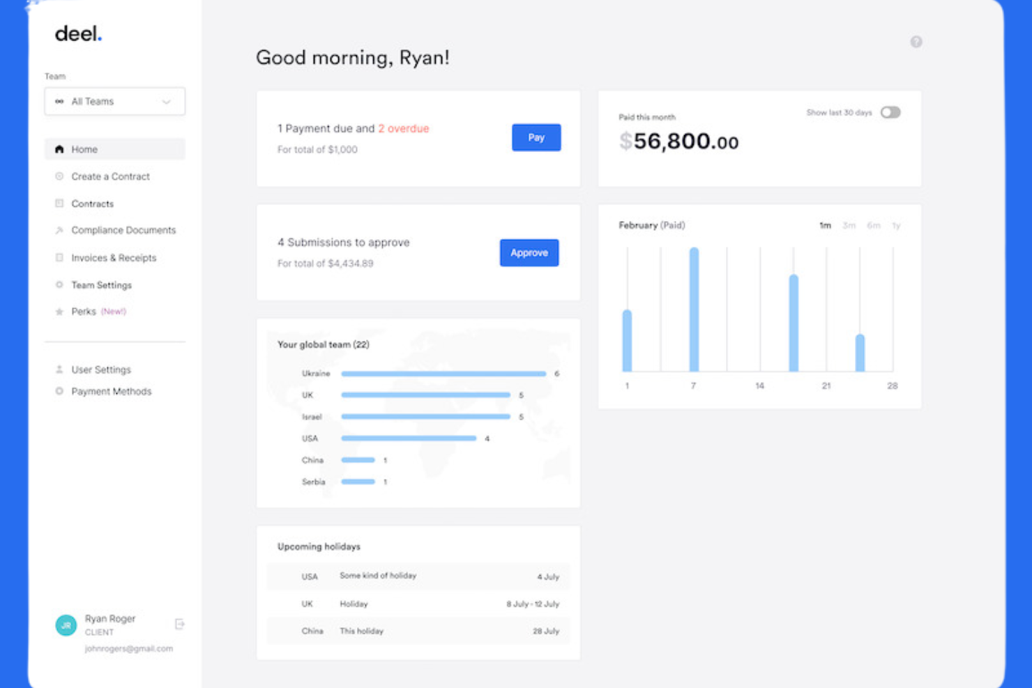 Deel screenshot - 14 Best ADP Alternatives for 2026