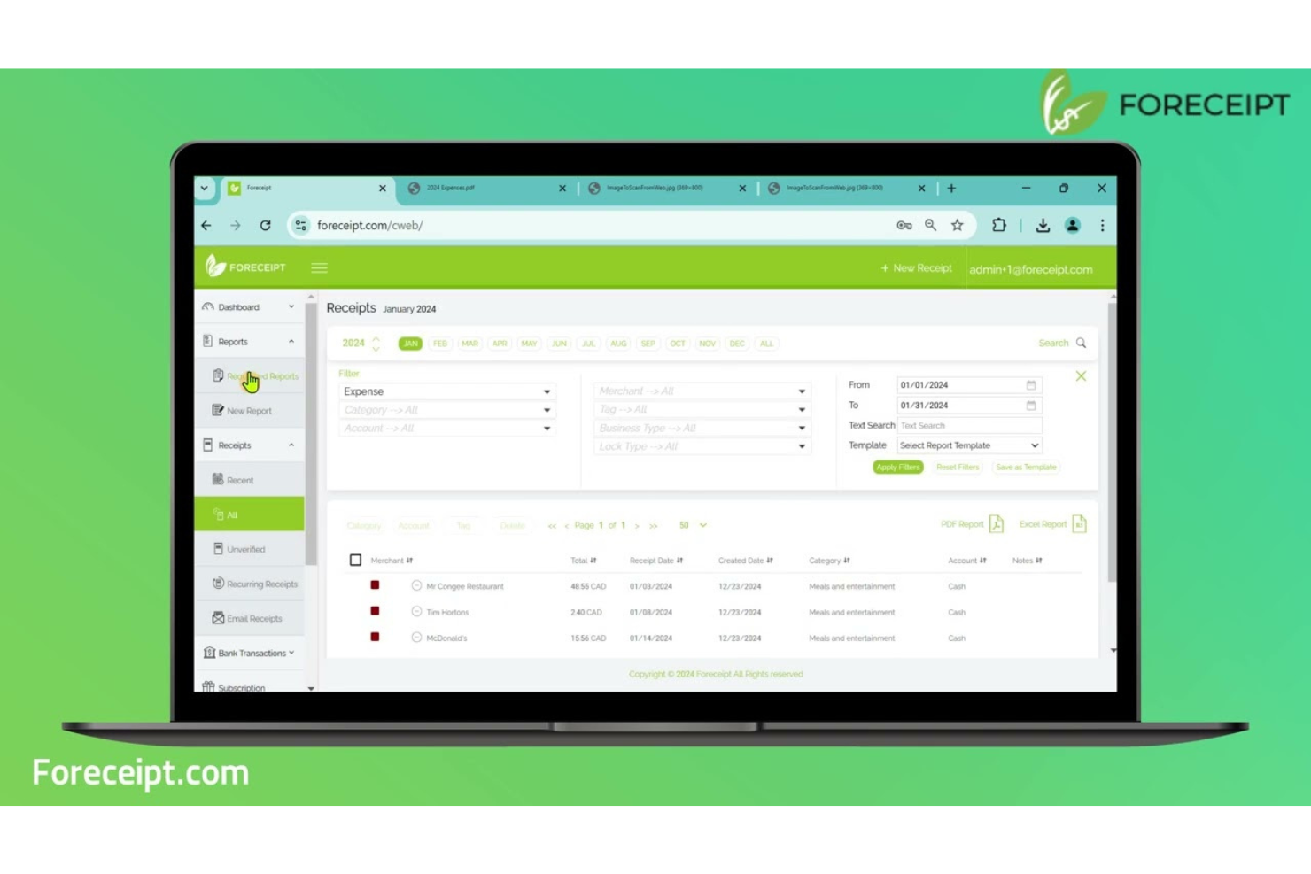 Foreceipt screenshot - 15 Best Receipt Management Software in 2026