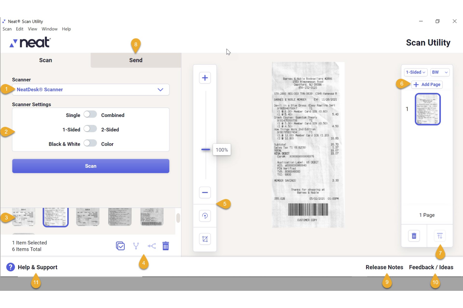 Neat screenshot - 13 Receipt Scanner Apps for 2026