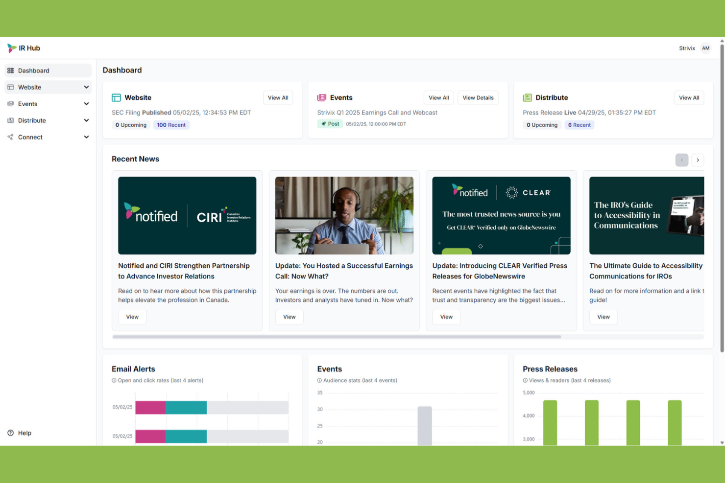 Notified screenshot - 17 Best Investor Relations Software Picked for 2026