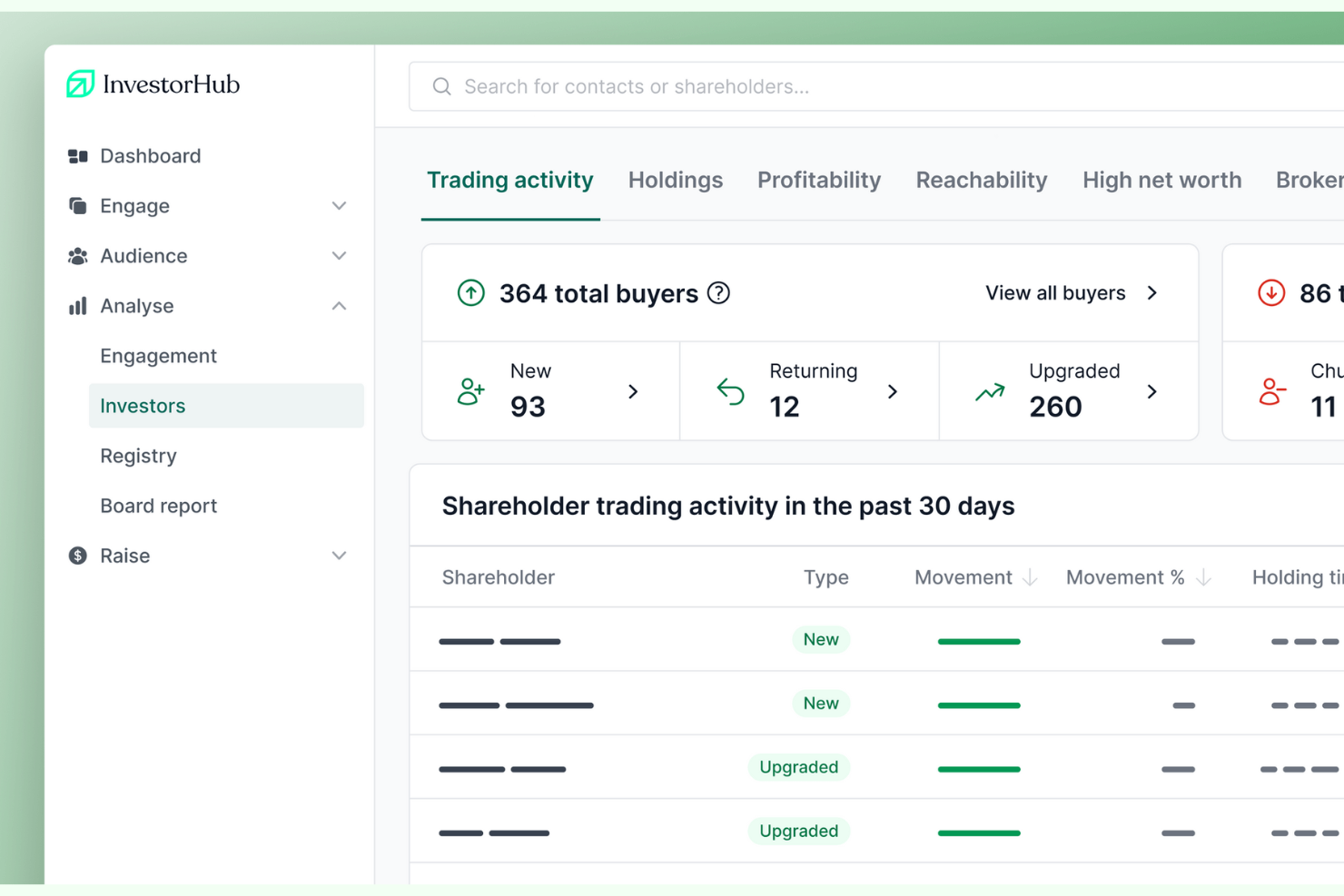 InvestorHub screenshot - 17 Best Investor Relations Software Picked for 2026