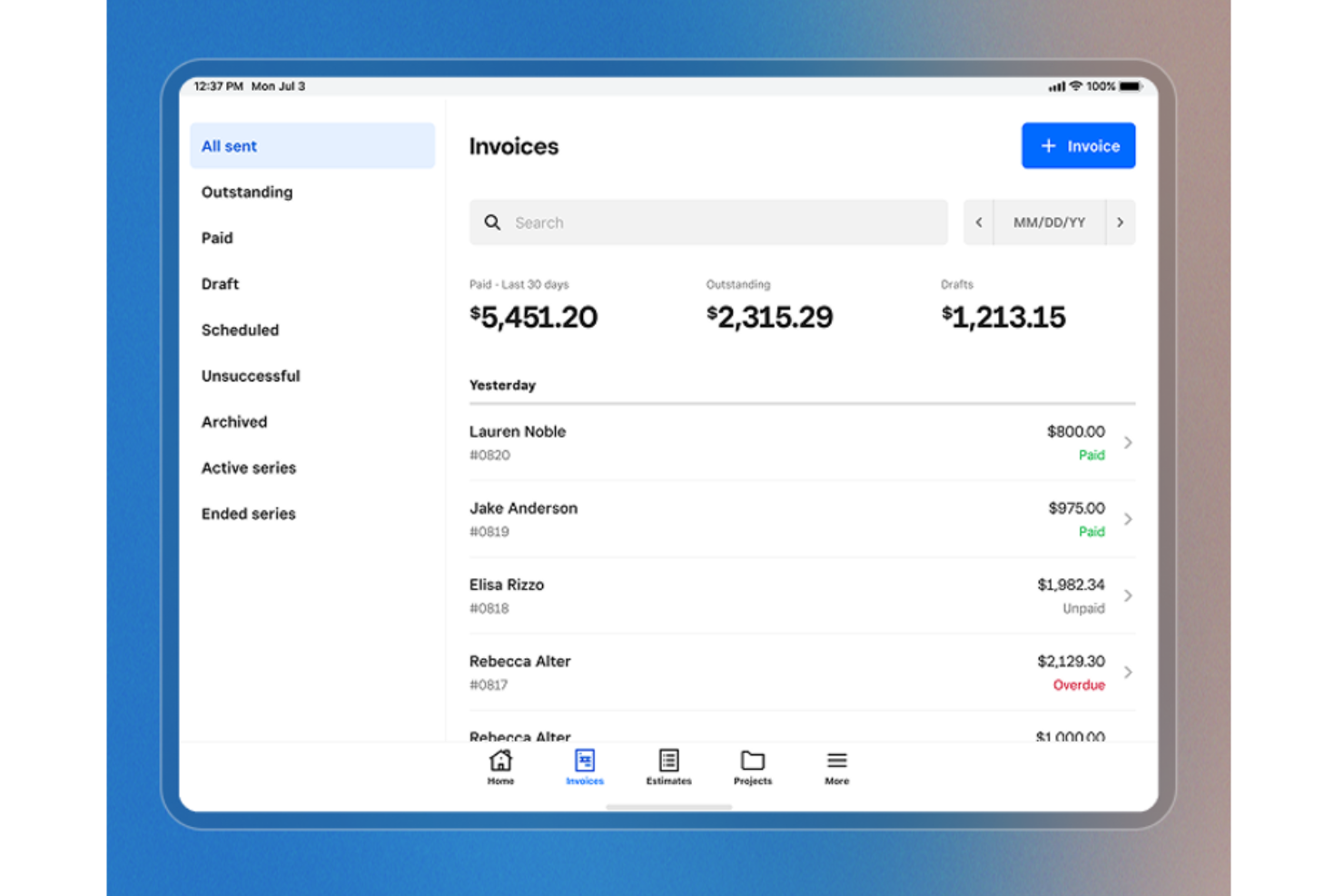 Square screenshot - 15 Best Automated Invoicing Software Picks for 2026