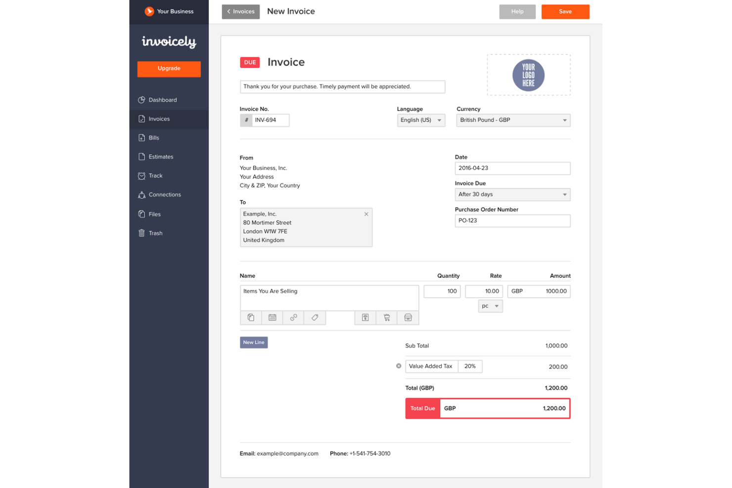 Invoicely screenshot - 15 Best Automated Invoicing Software Picks for 2026