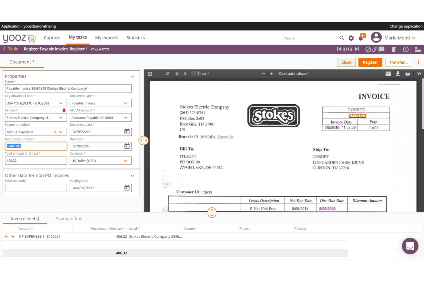 Yooz screenshot - 16 Top Stampli Alternatives for AP Automation in 2026