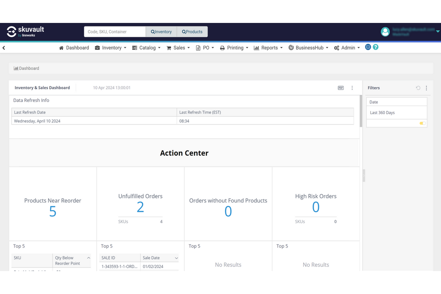 SkuVault screenshot - 18 Cin7 Alternatives Picked for 2026