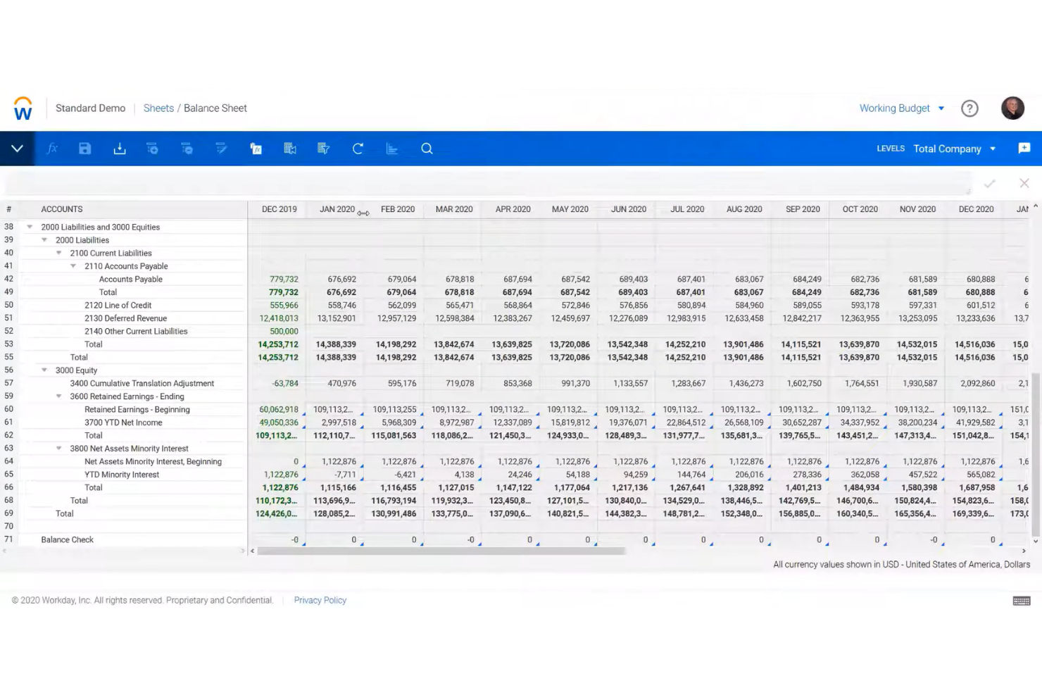 Workday Adaptive Planning screenshot - 10 Best Cash Flow Analysis Software in 2026