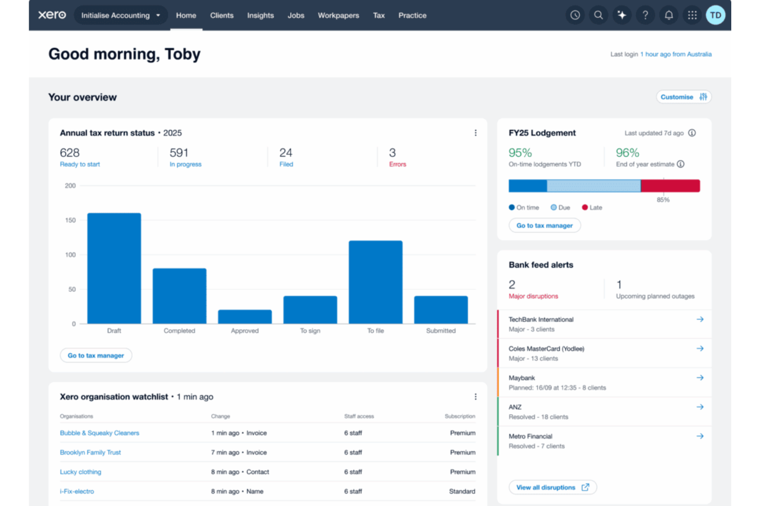 Xero Tax screenshot - 20 Best Tax Software Australia In 2026