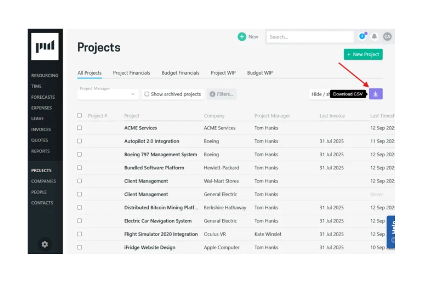 Projectworks screenshot - 10 Best Billing Software for Professional Services in 2026