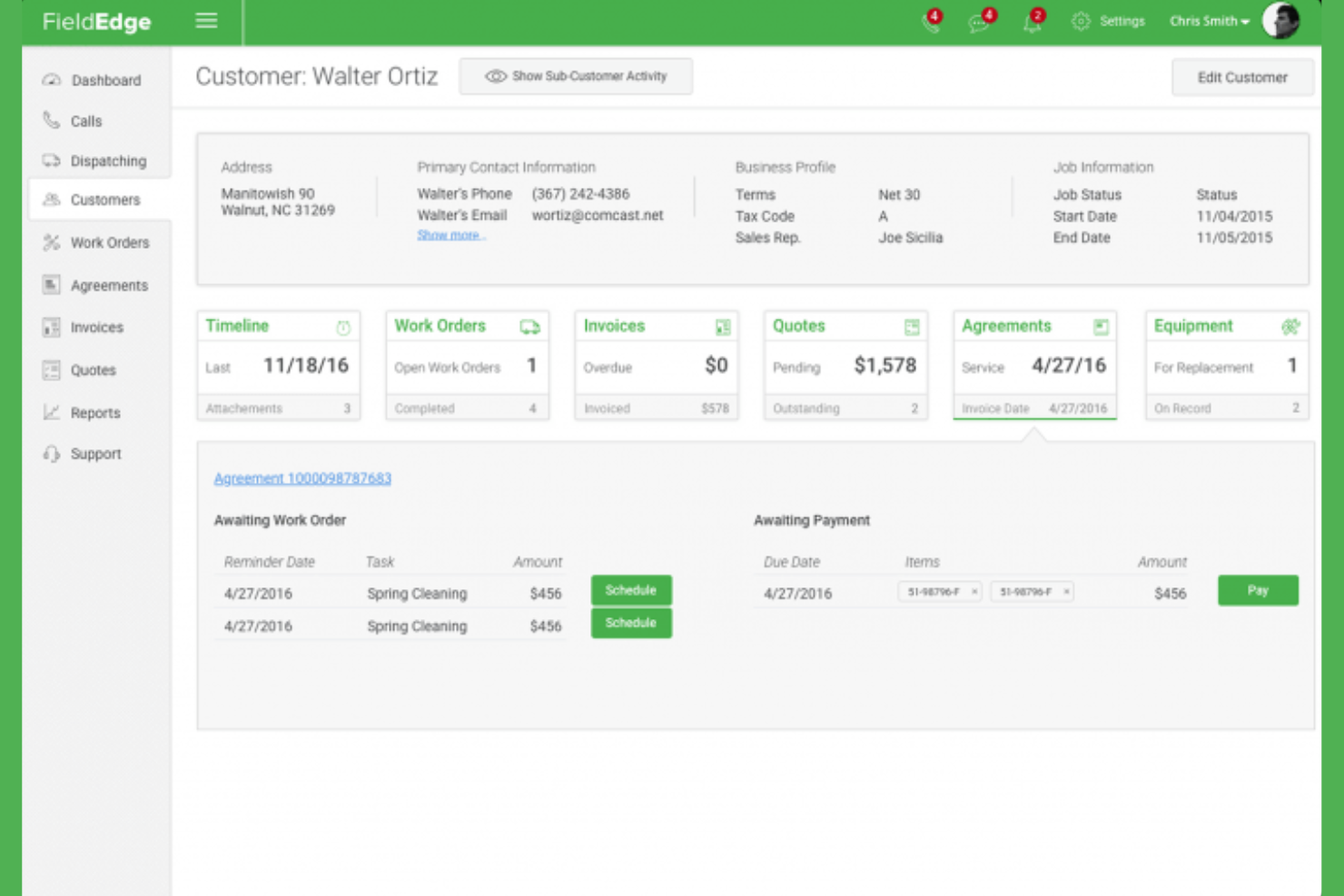 FieldEdge screenshot - 10 Best Service Fusion Alternatives in 2026