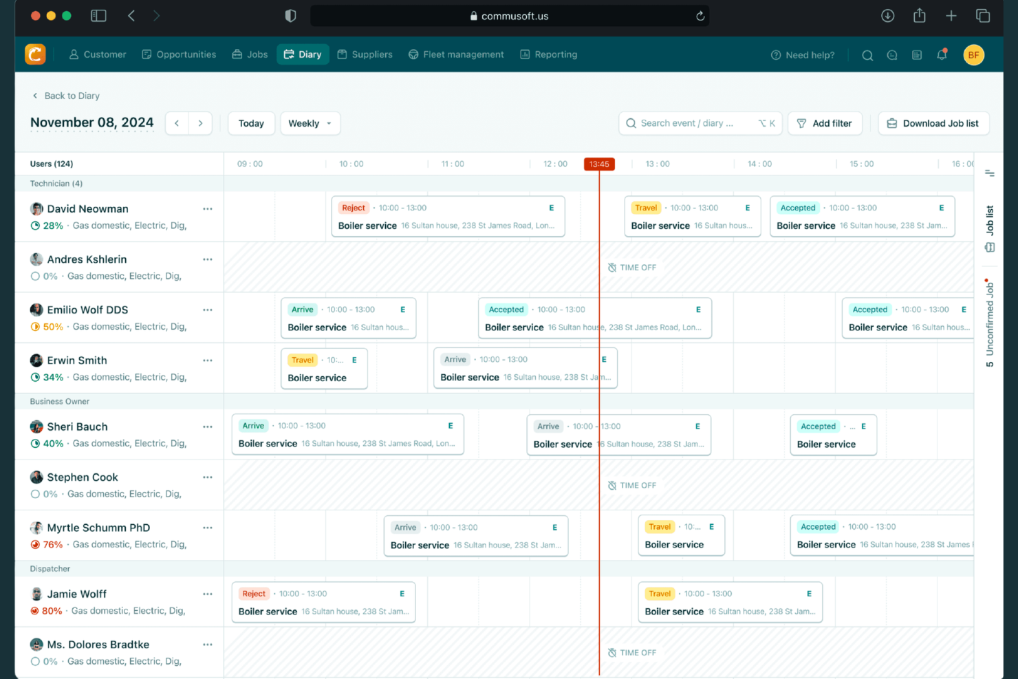 Commusoft screenshot - 10 Best Service Fusion Alternatives in 2026