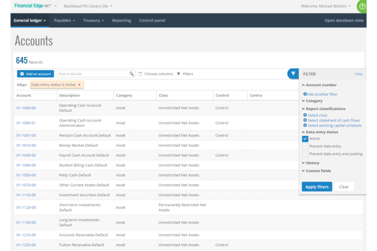 Blackbaud Financial Edge NXT screenshot - 10 Best Accounting Software For Nonprofits In 2026