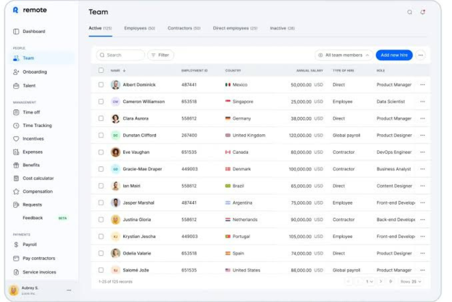 Remote screenshot - 10 Best Employer of Record Services in 2026