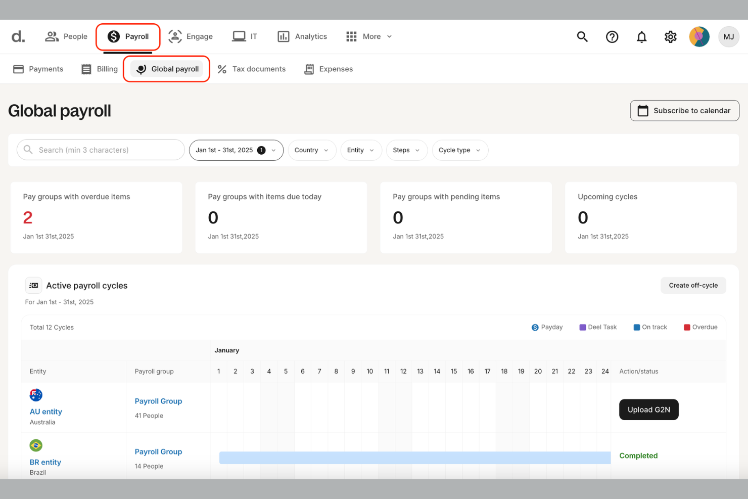 Deel screenshot - 10 Best TriNet Alternatives in 2026