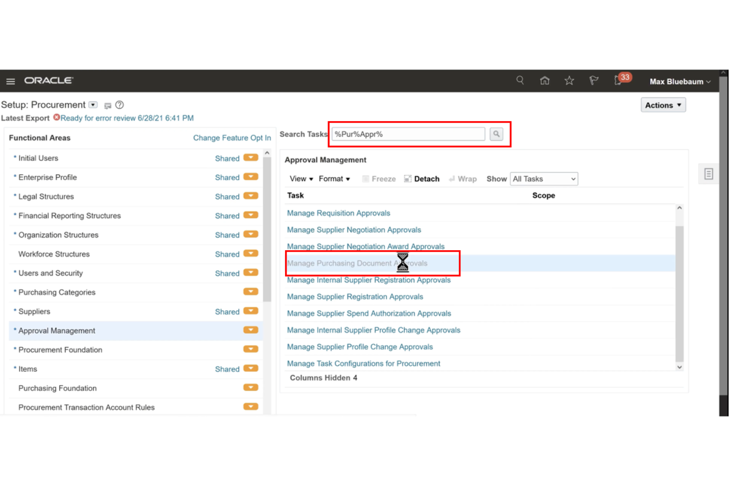 Oracle Fusion Cloud Procurement screenshot - 10 Best Coupa Alternatives In 2026