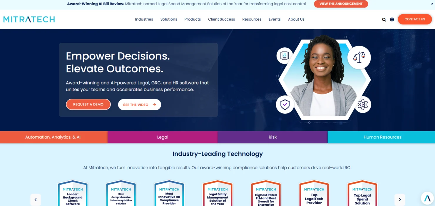 Automates financial compliance workflows, tracking obligations, risk, and audits.