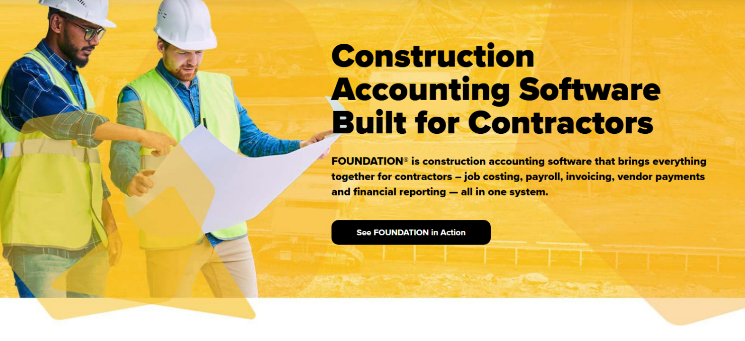 Construction-focused accounting with payroll, job costing, and compliance tools.