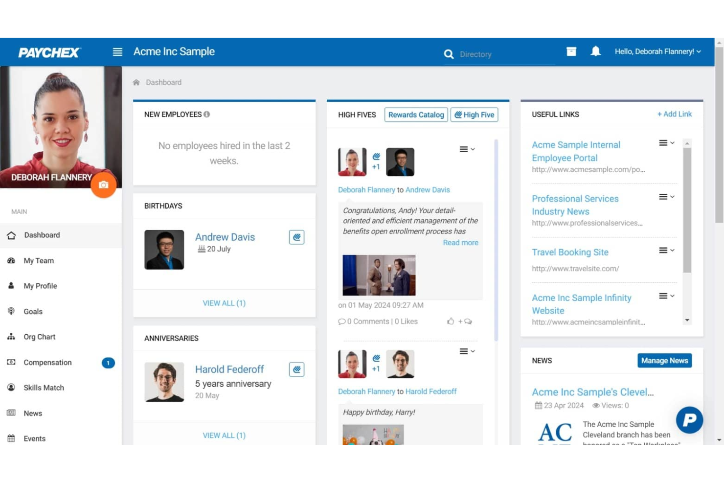 Paychex automates payroll, tax filing, and employee payments.