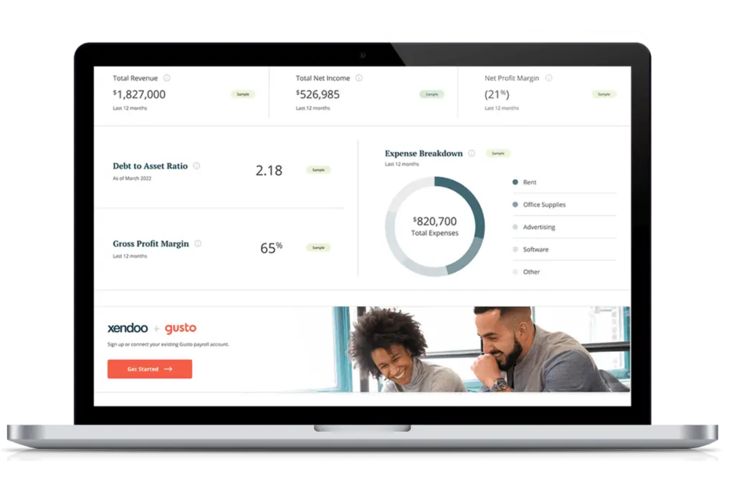 Xendoo handles bookkeeping and accounting with real-time financial insights.