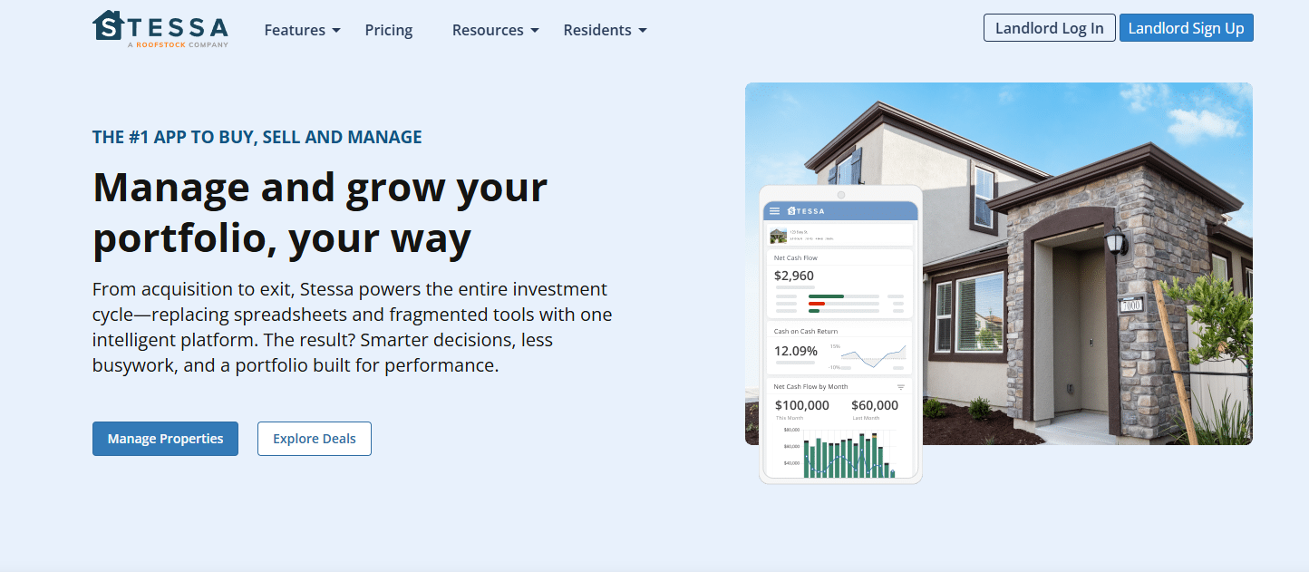Stessa automates rental income, expenses, and reports for landlords.