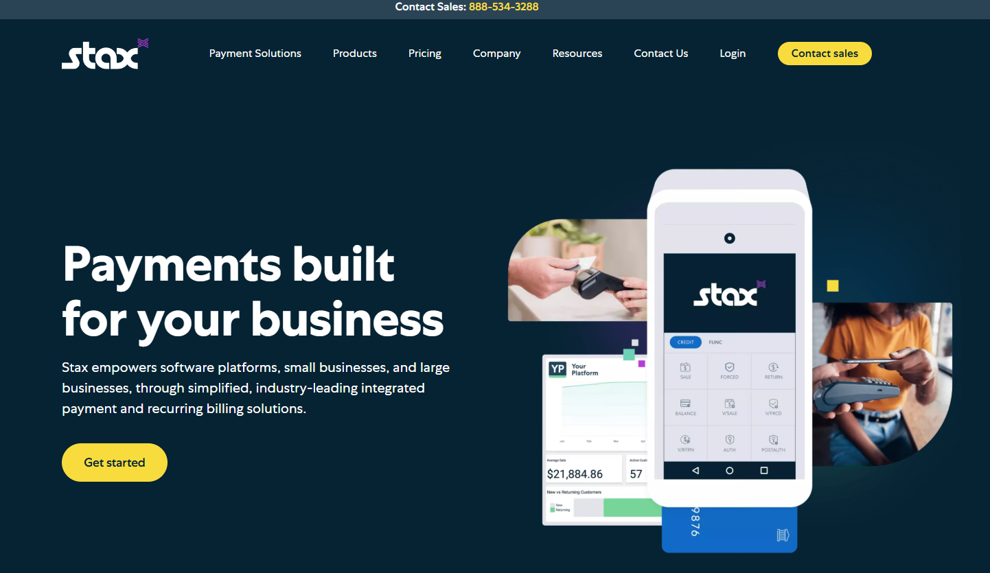 Stax simplifies payments with flat-rate pricing for SMBs.