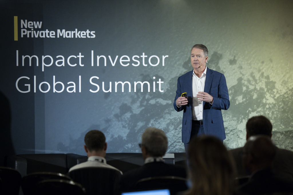 A keynote presentation at the Impact Investor Global Summit